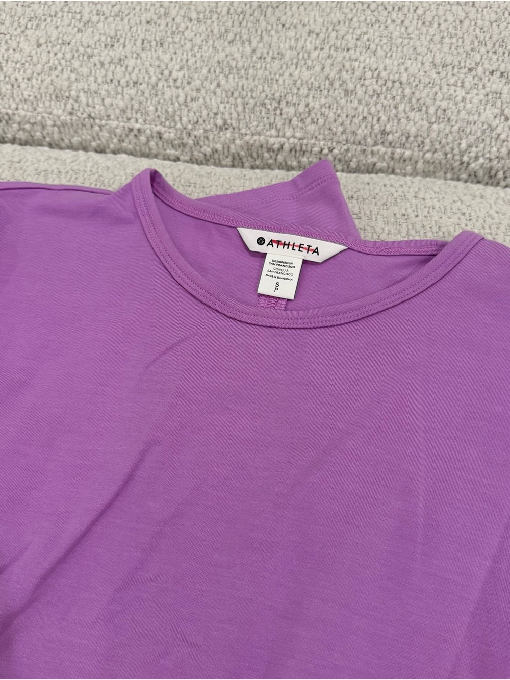NWT Athleta Essential Lilac Short Sleeve T-Shirt Dress - Picture 5 of 5